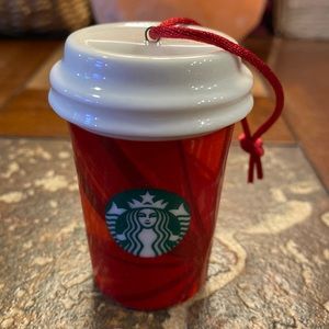 5️⃣/5️⃣ Starbucks cup Ornament Holiday 2014